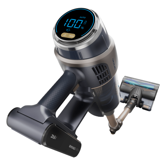 ﻿Cecotec Aspirador vertical Conga Rockstar 12500 Stellar AquaPet Flex. Máxima potencia de succión de 310 AW y ultrapotencia de 700 W. 100 minutos de autonomía. Cepillo HairLess antienredos. Tubo flexible y kit de accesorios Libre de impuestos