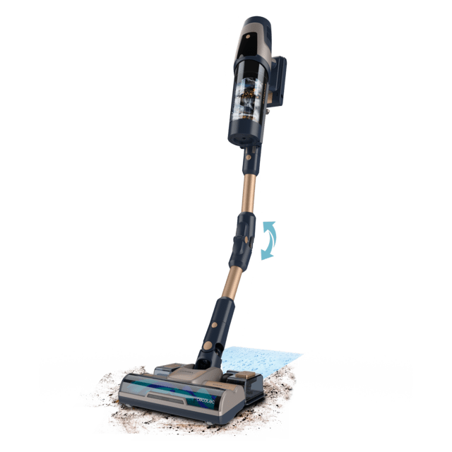 Cecotec Conga Rockstar 11500 Odyssey Station Connected IA Aspirador escoba sin cable con base de autovaciado. 300 AW y 850 W. Tubo flexible. Inteligencia Artificial y contador de partículas. APP. Cepillo de animales y accesorio Ofertas especiales