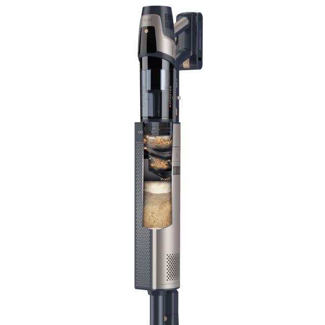 Cecotec Conga Rockstar 11500 Odyssey Station Connected IA Aspirador escoba sin cable con base de autovaciado. 300 AW y 850 W. Tubo flexible. Inteligencia Artificial y contador de partículas. APP. Cepillo de animales y accesorio Ofertas especiales