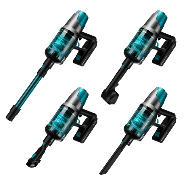 Cecotec Conga Rockstar 7500 Astral Flex Animal Aspirador escoba sin cables sin bolsa 3 en 1 con potencia 680 W 30 kPa y 90 minutos de autonomía. Cepillo Jaliscazo. Con 250 AW de potencia. Tubo flex. Aspirador escoba sin cables En oferta