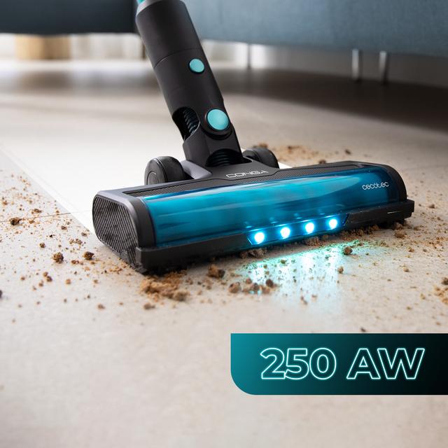 Cecotec Conga Rockstar 7500 Astral Flex Animal Aspirador escoba sin cables sin bolsa 3 en 1 con potencia 680 W 30 kPa y 90 minutos de autonomía. Cepillo Jaliscazo. Con 250 AW de potencia. Tubo flex. Aspirador escoba sin cables En oferta