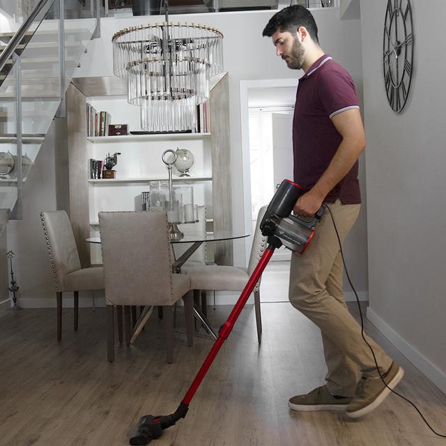 Cecotec ThunderBrush Aspirador Escoba con Cable 2 en 1. Aspirador Vertical y de Mano. Tecnología ciclónica. Filtro HEPA. Eficiencia energética Clase A+. Bajo Consumo de 600 W Aspirador escoba y de mano con cable Rebajas online
