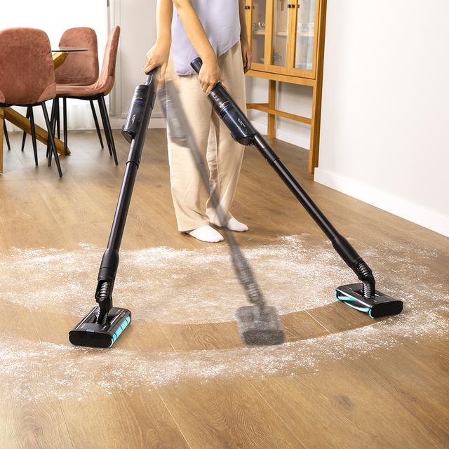 Cecotec Scoba 2100 Twice Animal Aspirador vertical con diseño ultraligero (menos de 1 kg en mano y 1 6 kg entero) y cabezal omnidireccional con doble cepillo que permite movimientos laterales y circulares para una limpieza ági Rebajas top
