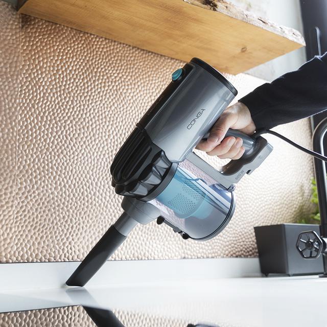 Cecotec Conga Thunderbrush 560.Aspirador Vertical con Tecnología ciclónica Filtro de Alta eficiencia Radio de acción 6 Metros Consumo 600 W Aspirador escoba y de mano con cable Oferta especial