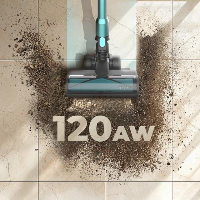 Cecotec Conga Rockstar 2500 Thunder Pet Flex. Aspirador vertical sin cables BLDC con 400 W de potencia total y 120 AW. 65 minutos de autonomía en modo ECO. Cepillo HairLess antienredos. Tubo flexible y cepillo para animales. As Promoción trimestral