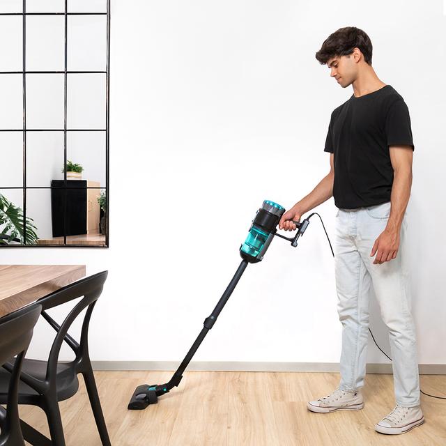 Cecotec Conga Popstar 600 Ultra Aspirador escoba con cable. Potencia máxima de hasta 600 W y poder de succión de hasta 18 kPa. Depósito de 500 ml. Aspirador escoba con cable En oferta