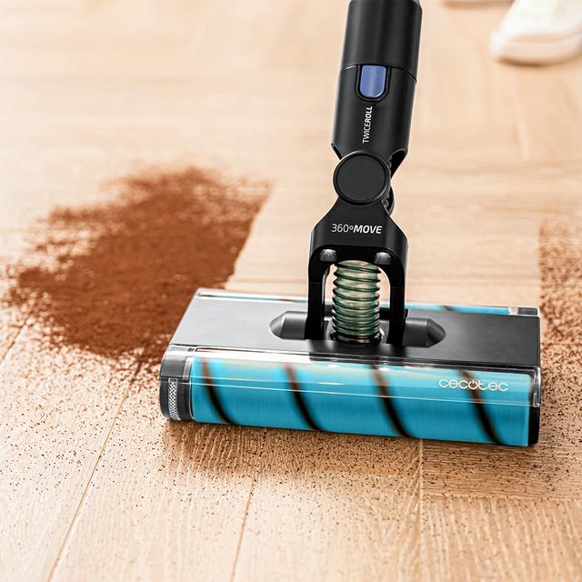 Cecotec Conga Rockstar 5500 Hurricane ErgoTwice Animal Aspirador escoba sin cables sin bolsa 3 en 1 con ciclón paralelo. Potencia de 630 W 30 kPa y 180 aW. 90 minutos de autonomía. Tubo flexible cepillo Dual Brush accesorio es Descuento por venta flash