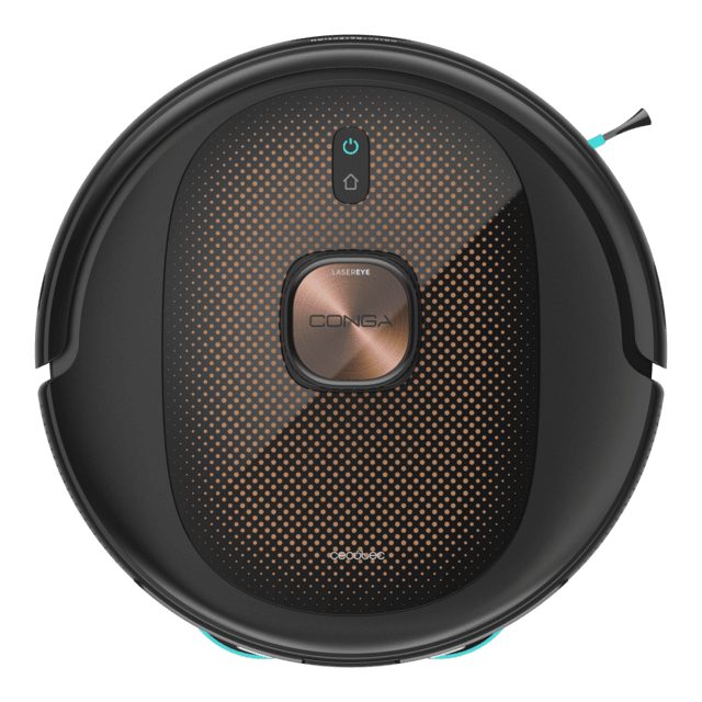 Cecotec Conga 10090 AI Spin Revolution Ultra Power Home LifestyleRobot aspirador con inteligencia artificial navegación láser y base de autovaciado. Inteligencia artificial evita objetos. 4 en 1: barre aspira friega y pasa las Rebajas
