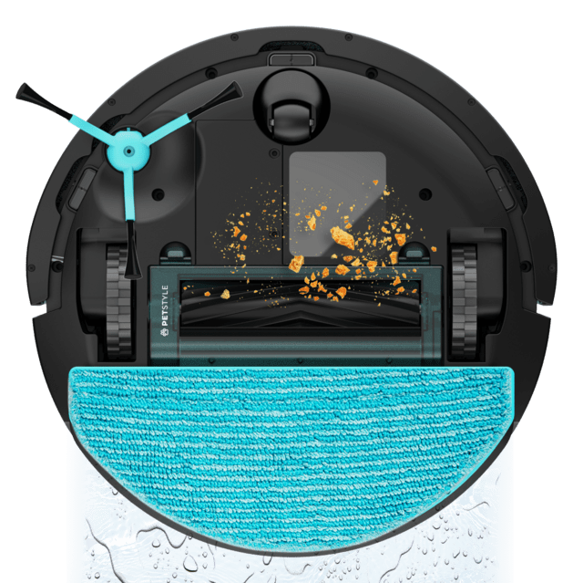 Cecotec Conga 8490 Supreme Power Home Robot aspirador con tecnología de navegación láser. Base de autovaciado 2 5 L de capacidad. Limpieza 4 en 1: barre aspira friega y pasa la mopa. Hasta 170 minutos de autonomía. Incluye 2 Venta caliente