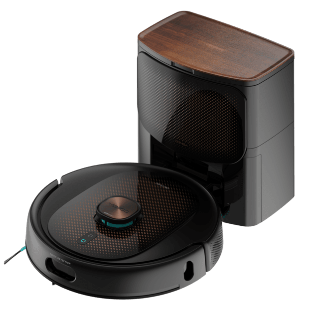 Cecotec Conga 10090 AI Spin Evolution Ultra Power Home Robot aspirador con inteligencia artificial navegación láser y base de autovaciado de polvo. Inteligencia artificial evita objetos. 4 en 1: barre aspira friega y pasa las En oferta