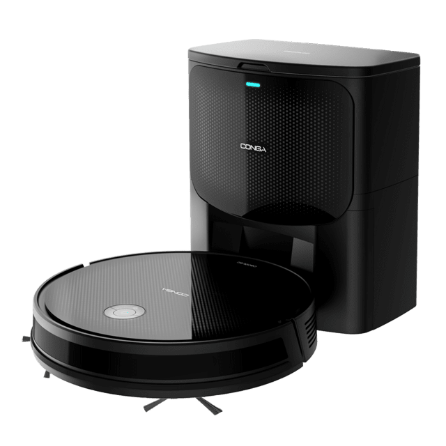 Cecotec Conga 2499 Ultra Home Titanium Robot aspirador con base de autovaciado. Cuenta con tecnología giroscópica limpieza ordenada de la totalidad de la superficie recorrida. Friega aspira y barre a la vez. Potencia de succi Oferta exclusiva