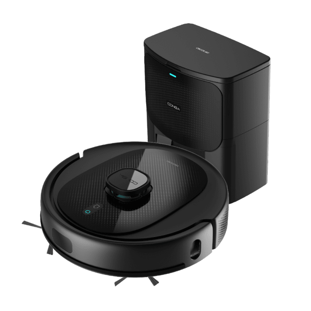 Cecotec Conga 8290 Immortal UltraPower Vac Station Robot aspirador con navegación láser y base de autovaciado. Bolsa de 3 litros. 4 en 1: barre aspira friega y pasa la mopa. 7000 Pa. 280 minutos de autonomía. 2 mopas de frega 2025