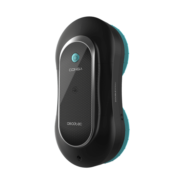 Cecotec Conga Windroid 1090 Double Spray Connected Robot limpiacristales 3 en 1: pulveriza limpia y seca. Pulveriza con spray en cada lateral. 8 modos de limpieza. Incluye app y mando para un control total de movimiento. 12 mopa Rebajas