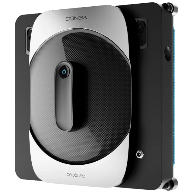 Cecotec Conga Windroid 1290 DoubleSpray Connected T Robot limpiacristales inteligente con diseño cuadrado para llegar a todas las esquinas doble spray de agua mando a distancia y APP. Robot limpiacristales Ofertas