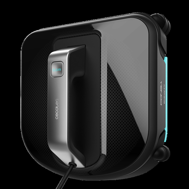 Cecotec Conga WinDroid 970 Robot Limpiacristales. iTech WinSquare Navegación Inteligente Mopa Vibratoria Diseño Cuadrado 5 Modos de Limpieza Sistema Seguridad Robot limpiacristales y azulejos Rebajas de fábrica
