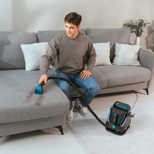 Cecotec Conga 5000 Carpet&Spot Clean XXL Aspirador de tapicerías Spot & Carpet Clean. Potencia de 650 W. Dos depósitos uno de agua limpia y otro de agua sucia. Pulverizador de agua y 12 kpa de succión Aspirador de tapicerías Liquidación