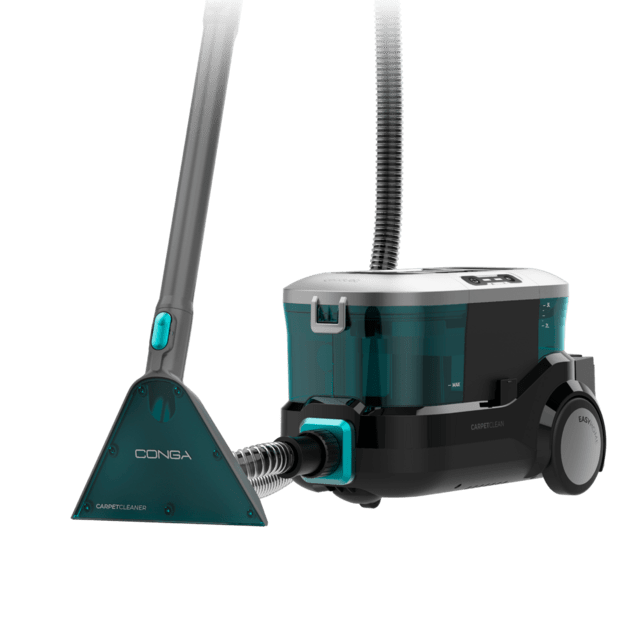 Cecotec Conga CarpetClean 10000 EasyHome Aspirador de tapicerías de trineo CarpetClean multiusos. Potencia de 800 W. Depósito de agua limpia y de agua sucia. Multisuperficie. Fácil transporte. Kit de accesorios. Aspirador de Rebajas top