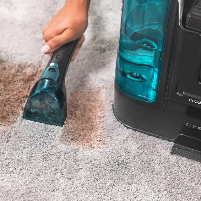 Cecotec Conga Carpet&Spot Clean Liberty XL Aspirador de tapicerías con Potencia de 150W con batería y autonomía de 30 minutos. Dos depósitos uno de agua limpia y otro de agua sucia. Pulverizador de agua y accesorio limpia ve Envío gratis