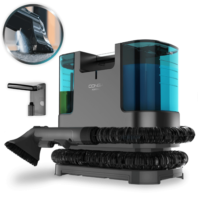 Cecotec Conga 3000 Carpet&Spot Clean L M Aspirador de tapicerías con Potencia de 400 W. Dos depósitos uno de agua limpia y otro de agua sucia. Pulverizador de agua. Radio de acción de 6 m y longitud de la manguera de 1 2 m. A