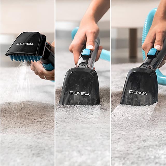 Cecotec Conga 4000 Carpet&Spot Clean XL. M Aspirador de tapicerías con Potencia de 400 W. Dos depósitos uno de agua limpia y otro de agua sucia. Pulverizador de agua y 12 kpa de succión  Aspirador de tapicerías Último día