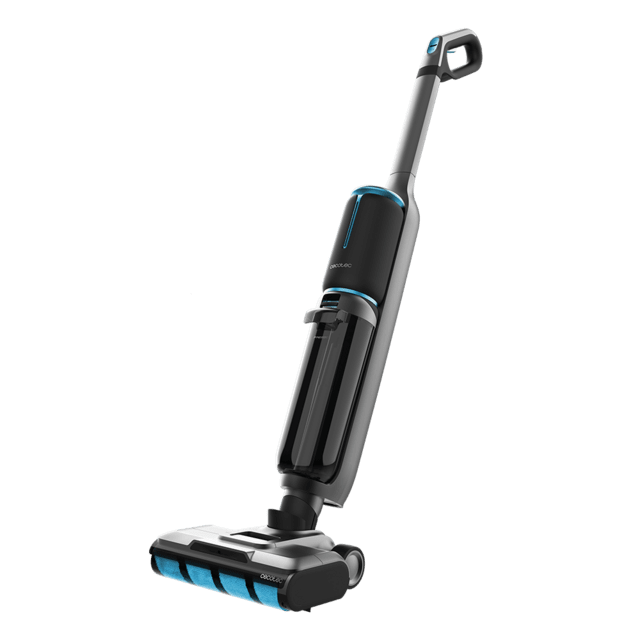 Cecotec FreeGo Wash&Vacuum Spray Fregona eléctrica de 250 W. Friega y aspira a la vez. 35 minutos de autonomía. Rodillo absorbente Wet Jalisco. Spray de agua desincrustante contra la suciedad. Depósito de agua limpia de 700 m Precio de fábrica