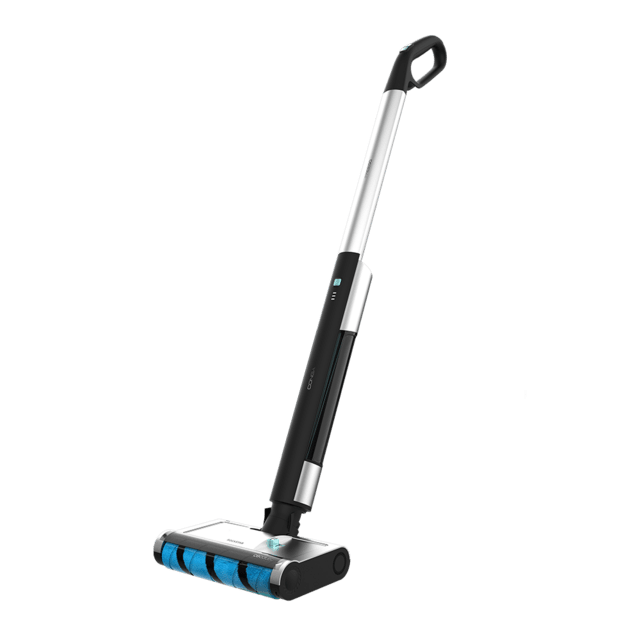 Cecotec FreeGo Wash Fregona eléctrica de 40W. Con hasta 40 minutos de autonomía. Rodillo absorbente Wet Jalisco. Depósito de agua limpia de 420 ml y depósito de agua sucia de 150 ml. Pulverizador automático sobre el rodillo Oferta especial de fábrica