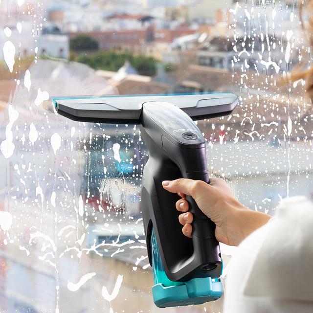 Cecotec Conga PopStar Glass Titanium Limpiacristales Aspirador de Ventanas con Función 3 en 1 Batería 3.7V Limpia hasta 100 m2 Autonomía 40 mins Incluye 2 Boquillas Limpia cristales Solo queda un día