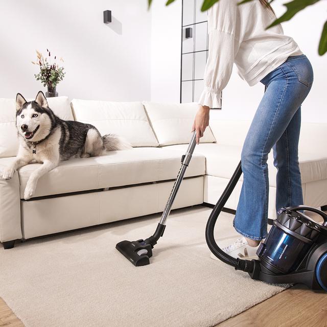 Cecotec Conga Rockstar Multicyclonic XL Pet Aspirador sin bolsa de trineo de 800 W. Multiciclónico sin bolsas. Máxima capacidad del depósito de hasta 4 L con filtrado de alta eficiencia y tubo telescópico metálico. Incluye Superdescuento