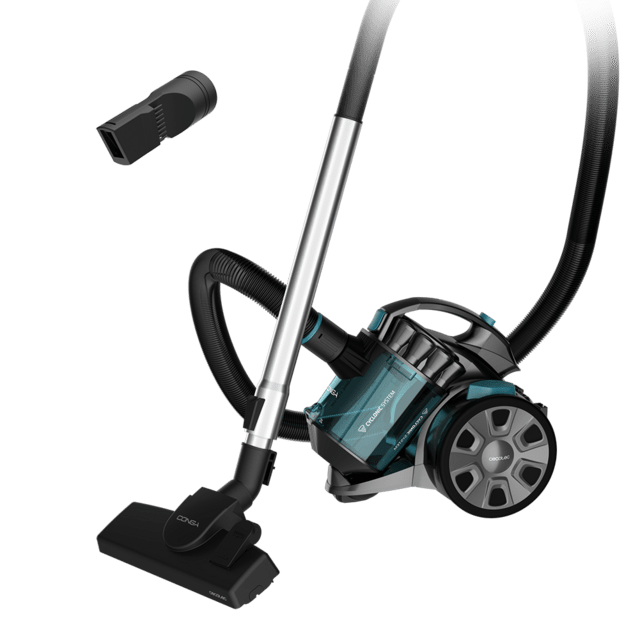 Cecotec Conga Rockstar Cyclonic X-treme Aspirador de trineo sin bolsa de 2L y 800 W de potencia. Aspirador sin bolsa Precios de Black Friday