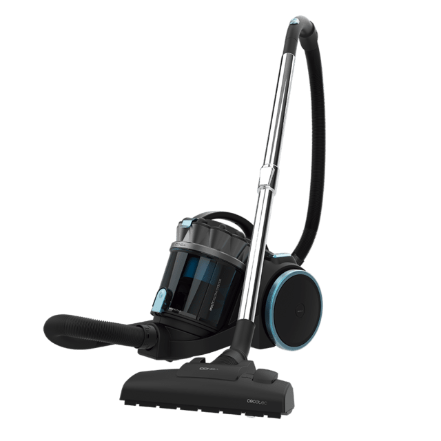 Cecotec Conga Rockstar Multicyclonic XXL Animal Plus Aspirador de trineo de 800 W. Multiciclónico sin bolsas. Máxima capacidad del depósito de hasta 4 L con filtrado de alta eficiencia y tubo telescópico metálico. Incluye 3 Libre de impuestos