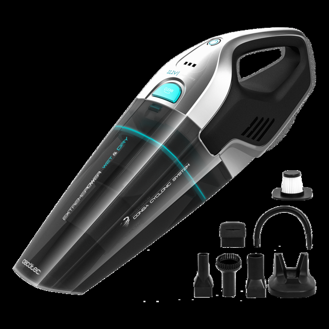Cecotec Conga Immortal ExtremeSuction 11 1 V Hand. Aspirador de Mano que aspira sólidos y liquidos Ligero y sin Bolsas Tiempo de autonomía 20 Minutos 11 1 V Tecnología ciclónica Aspirador de mano potente Rebajas de fin de temporada