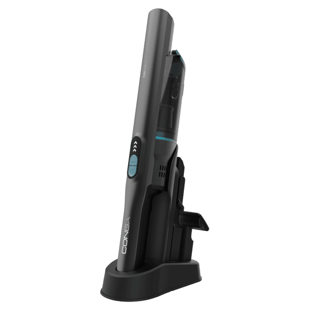 Cecotec Conga Rockstar Micro+ Clean&Car Aspiradora de mano con motor Digital Brushless de 210 W y 20 kPa de poder de succión. Autonomía de hasta 40 minutos. Cargador de coche de 12 V. Dos modos de potencia. Con accesorio 2 en Ofertas
