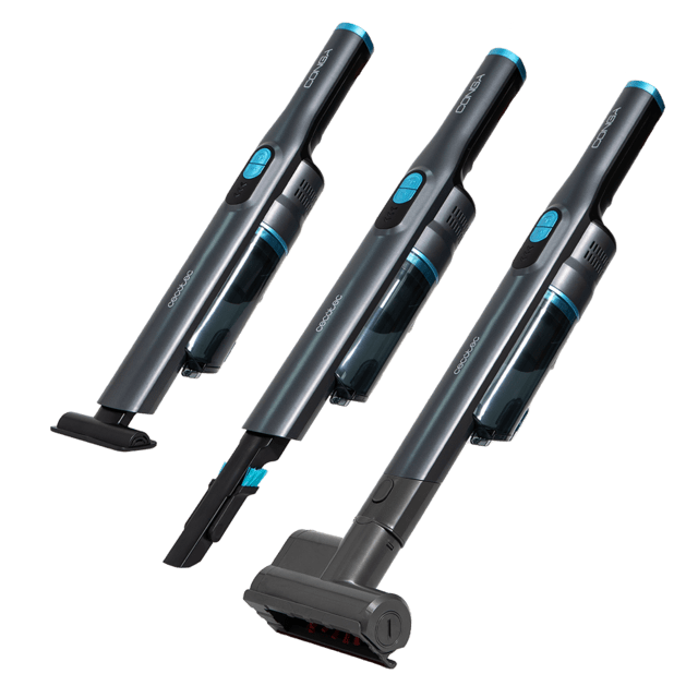 Cecotec Conga Rockstar Micro+ Turbo Aspirador de mano ultraligero con motor Digital Brushless de 210 W y 20 kPa de poder de succión. Autonomía de hasta 40 minutos. Dos modos de potencia. Con accesorio 2en1 accesorio de tapicer En oferta