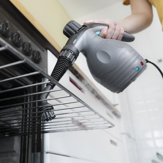 Cecotec HydroSteam 1030 Active. Vaporeta de Mano con Potencia máxima 1000W Depósito de 350 ml 3 Bares de presión 30 g/min caudal de Vapor Vaporeta de mano / Limpiador a vapor Descuento