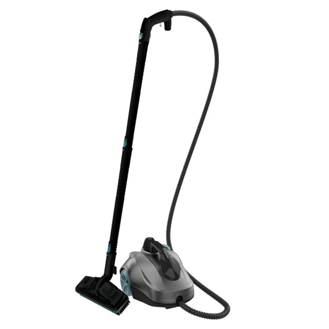 Cecotec HydroSteam 2000 EasyHome Max Vaporeta de trineo con potencia de 2000W. Limpia y desinfecta para acabados perfectos. Hasta 150 minutos de trabajo continuo ininterrumpido. Depósito XXL de 2l . 5 bares de presión. Kit de Liquidación