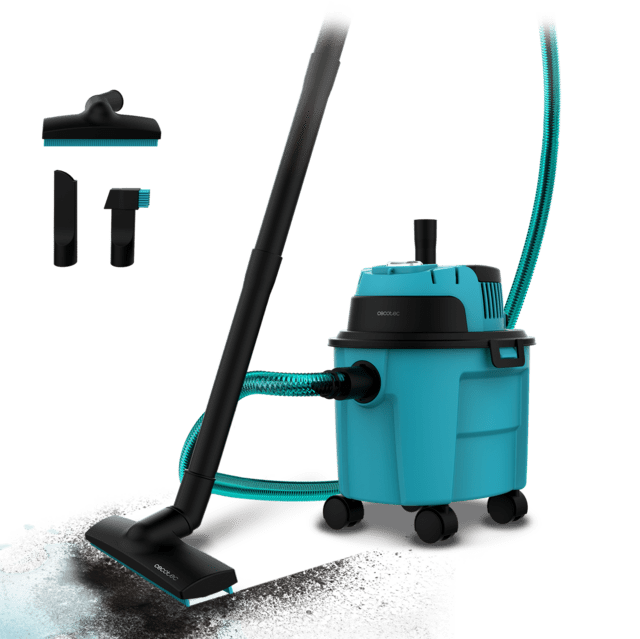 Cecotec Conga Rockstar Wet & Dry Compact Garden Aspirador de sólidos y líquidos de 10 L y 1000 W que permite un fácil transporte gracias a su reducido peso y a su formato compacto doble función de succión y soplado. Aspirad Últimos 3 días