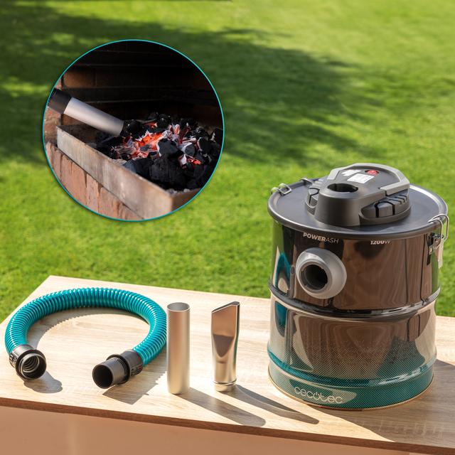 Cecotec Conga Ash 4000 Home Aspirador de cenizas y de pellets Conga Ash 4000 Home con una capacidad de 20 L y potencia de 1200 W Aspirador de cenizas  Grandes descuentos