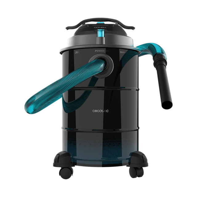 Cecotec Conga Ash 6000 EasyGo Home XL Aspirador de cenizas y de pelets Conga Ash 6000 Easy Go Home XL de 30L 1500 W de potencia y sencillo transporte gracias a sus ruedas y su asa de transporte Aspirador de cenizas Liquidación