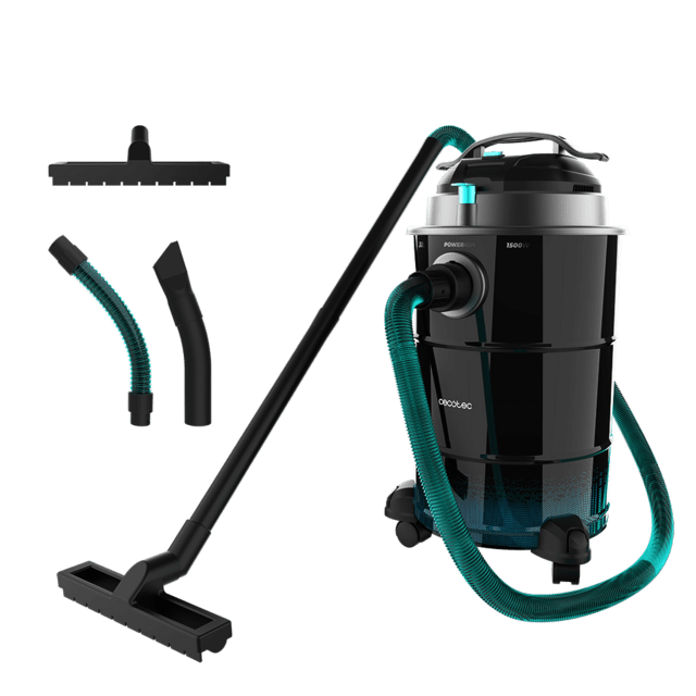 Cecotec Conga Ash 6000 EasyGo XL Aspirador de cenizas y de pellets de 30L 1500 W de potencia y sencillo transporte gracias a sus ruedas y su asa de transporte Aspirador de cenizas Envío internacional gratuito