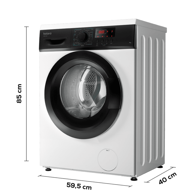 Cecotec Bolero DressCode 6000N Lavadora de 6 kg de capacidad y 1000 rpm 8 programas y panel de control con display LED Lavadora En oferta
