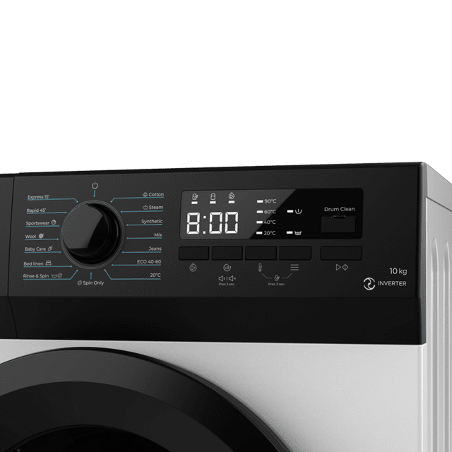 Cecotec Bolero DressCode 10300 Inverter A Lavadora de 10 kg de capacidad y 1400 rpm. 15 programas clase A Motor Inverter Plus SteamMax. Lavadora de 10 kg  Ofertas especiales