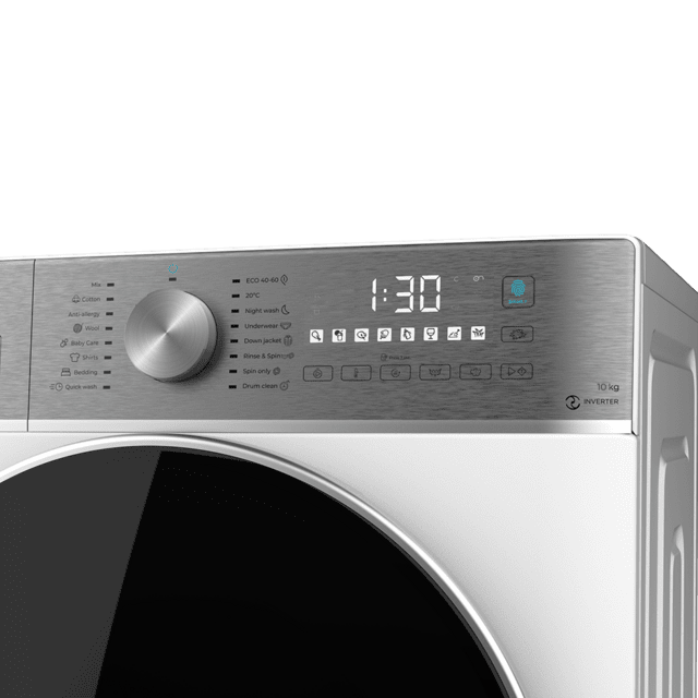 Cecotec Bolero DressCode 10800 Inverter A Lavadora de carga frontal de 10 kg de capacidad y 1400 rpm 16 programas Clase A Motor Inverter Plus Steam Max lavado inteligente y detector de carga. Lavadora de carga frontal 10 kg En línea