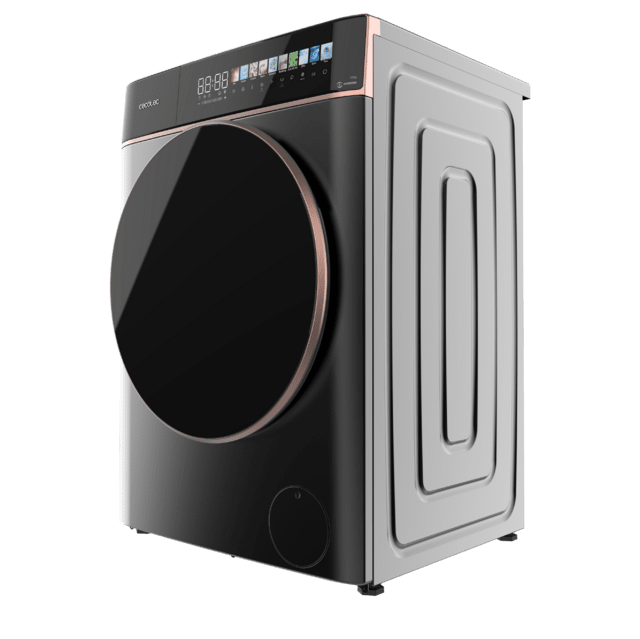 Cecotec Bolero DressCode 10900 Inverter FullColor Steel A Lavadora de carga frontal steel de 10 kg de capacidad y 1400 rpm Pantalla FullColor 10 3" 11 programas Motor Inverter Plus SteamMax Clase A Sanitize OnSmart Fuzzy Logic S Ofertas