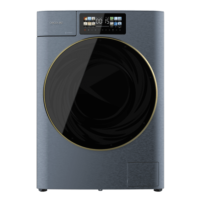 Cecotec Bolero DressCode 10950 Autodose Inverter 3D Ice Blue A Lavadora Autodosis de carga frontal ice blue de 10 kg de capacidad 1400 rpm y clase A con diseño Core Matrix Screen 9 2" y Core Body 13 programas Motor Inverter Plu Venta caliente