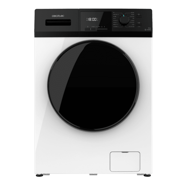 Cecotec Bolero Dresscode 12410 Inverter Lavadora de carga frontal de 12 kg de capacidad y 1400 rpm Clase A 16 programas Motor Inverter Plus SteamMax Drum Clean y Allergy Care. Lavadora de 12 kg Rebajas baratas