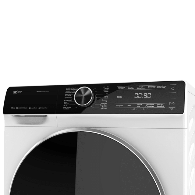 Cecotec Bolero DressCode 2000 Autodosis.Lavadora 10 Kg Carga Frontal 1400 rpm 1750 W Motor Inverter Plus Sistema Autodosis con Programa MyFav Steam Max 14 Programas Lavadora autodosificación 10 kg Descuento