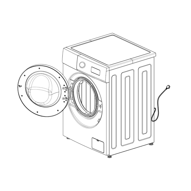 Cecotec Lavadora de 6 kg de capacidad y 1000 rpm 12 programas Clase A Motor Inverter Plus Steam Max Drum Clean Delay Start y Child Lock. Lavadora de 6 kg Tienda