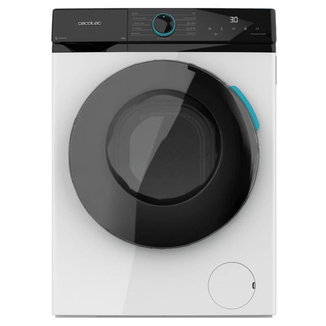 Cecotec Bolero DressCode 6160 Inverter Lavadora de 6 kg de capacidad y 1200 rpm 11 programas Clase A Motor Inverter Plus Steam Max Drum Clean Programa rápido 15' Delay Start KidLock y panel de control con display LED. Lavadora Liquidación