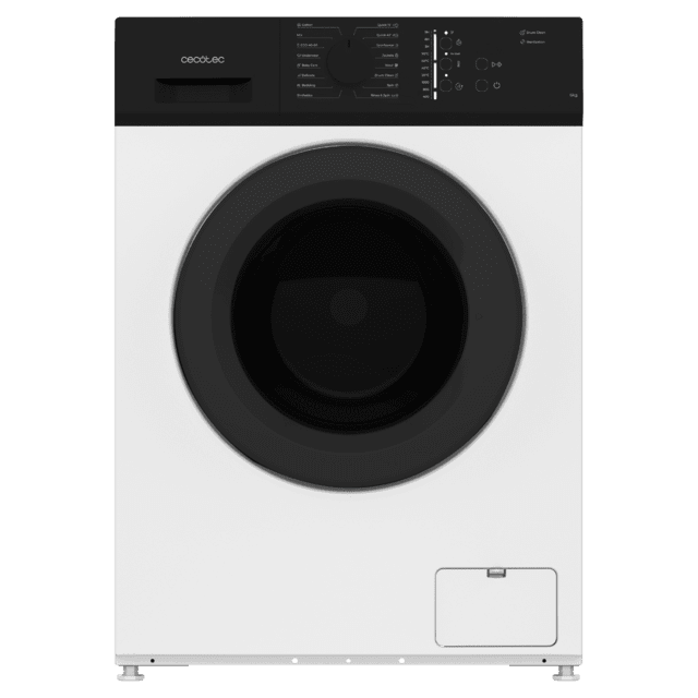 Cecotec Bolero DressCode 620 E Lavadora de 6 kg de capacidad Clase E 1000 rpm 16 programas Drum Clean Delay Start y KidLock. Lavadora de 6kg Mejor oferta