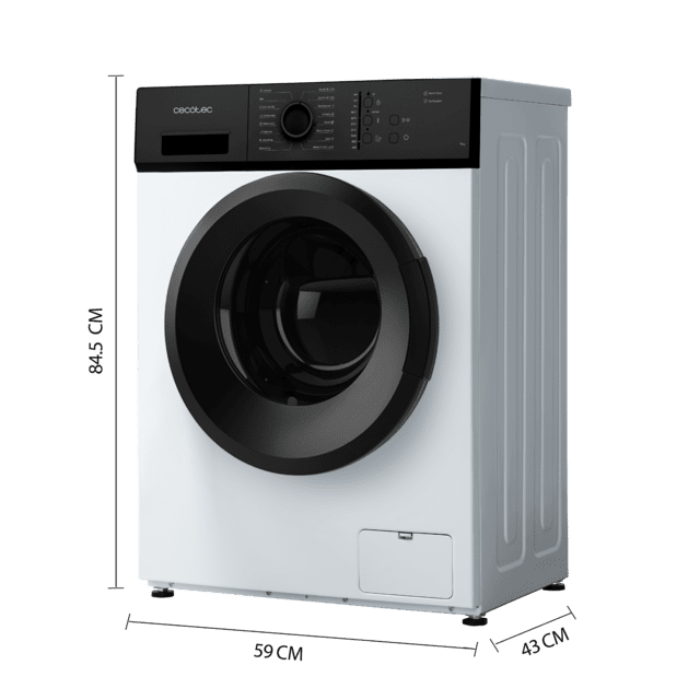 Cecotec Bolero DressCode 620 E Lavadora de 6 kg de capacidad Clase E 1000 rpm 16 programas Drum Clean Delay Start y KidLock. Lavadora de 6kg Mejor oferta